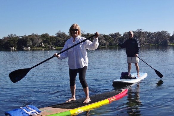 Paula and John Paddleboarding (3)